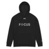 The Under ArmourĀ® hoodie embroidered FOCUS features bold white lettering with āFOCUSā on the front, where the āOā is replaced by a stylish target symbol. This sleek black hoodie includes embroidery, a small Under Armour logo above the text, and a convenient front pocket. The Under ArmourĀ® hoodie embroidered FOCUS features bold white lettering with āFOCUSā on the front, where the āOā is replaced by a stylish target symbol. This sleek black hoodie includes embroidery, a small Under Armour logo above the text, and a convenient front pocket.