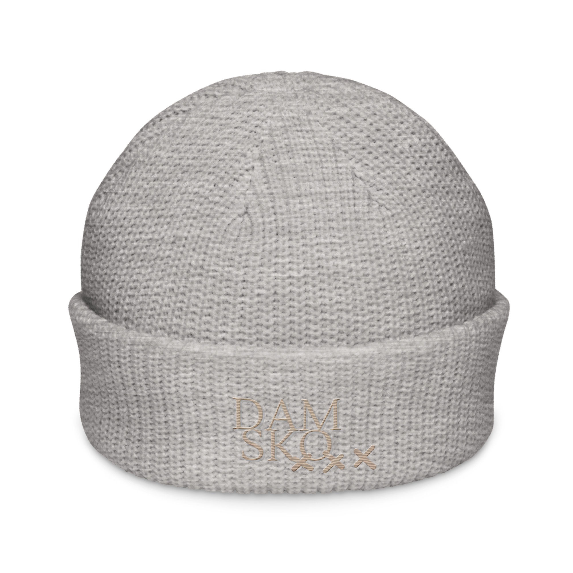 fisherman-beanie-athletic-heather-front-673d15190ead8