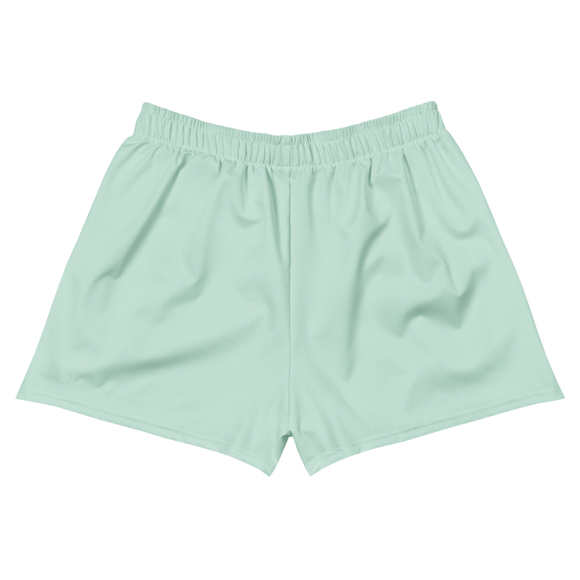 MJL Athletic Shorts in light green, featuring an elastic waistband, displayed flat on a white background. MJL Athletic Shorts in light green, featuring an elastic waistband, displayed flat on a white background.