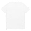 An ADAM XXX tantoe oud White Short-Sleeve T-shirt is laid flat, displaying the back. It features a simple crew neckline, straight hem, and has no graphics, logos, or text. An ADAM XXX tantoe oud White Short-Sleeve T-shirt is laid flat, displaying the back. It features a simple crew neckline, straight hem, and has no graphics, logos, or text.